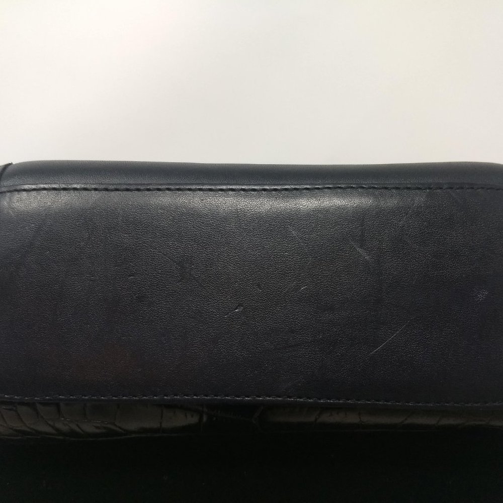 VINTAGE BRIGHTON BLACK LEATHER CROSSBODY BAG - Picture 5 of 8